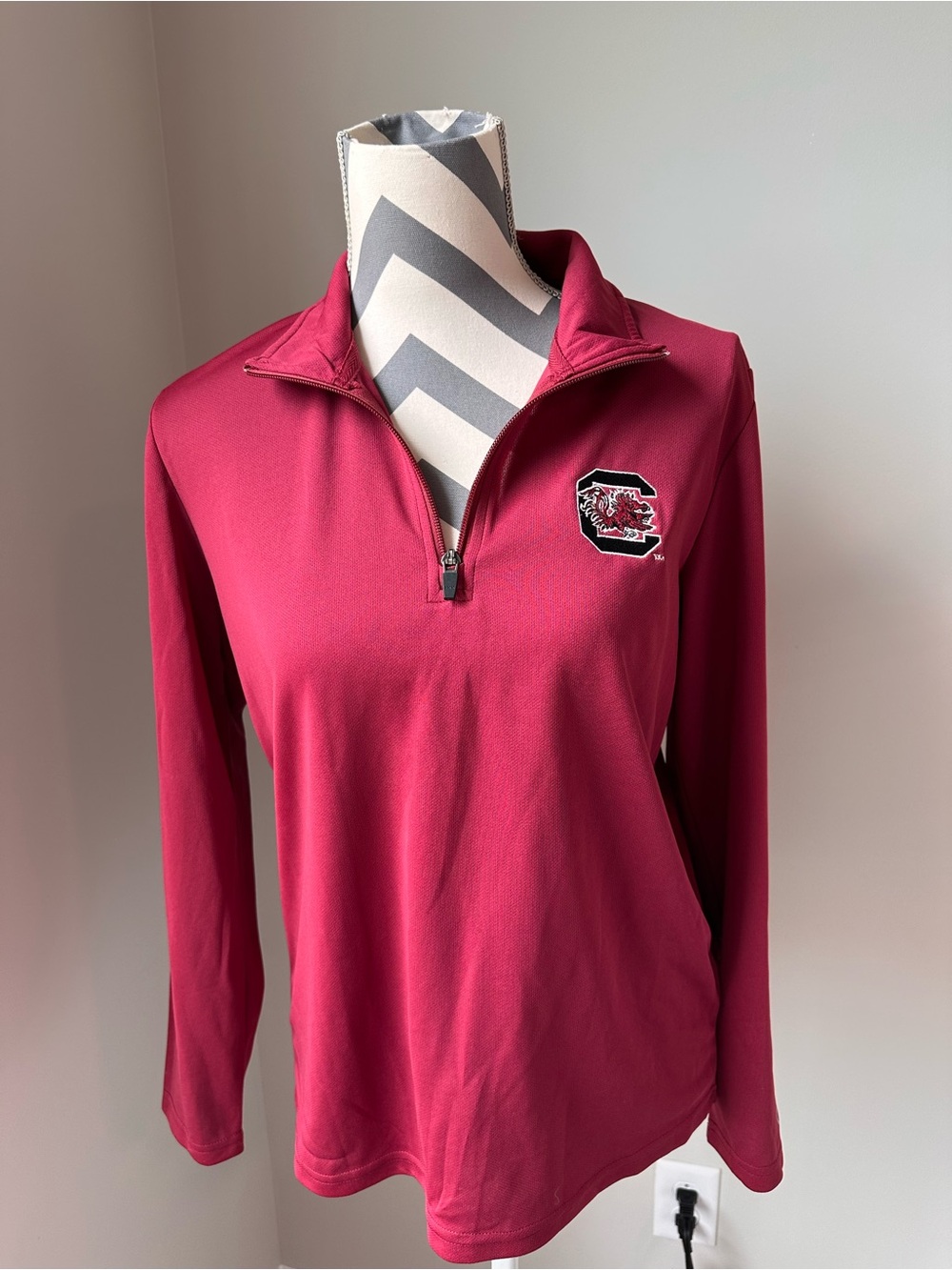Champion USC Gamecocks Women’s Quarter Zip Pullover South Carolina Medium GUC